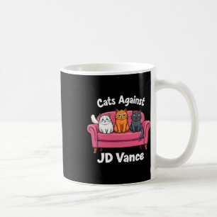Cats Against J.d. Vance Childless Cat Ladies Couch Coffee Mug