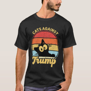 Cats Against Trump Funny Anti Trump 2020 Election T-Shirt