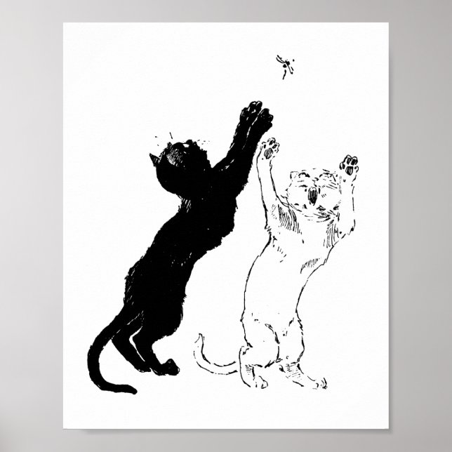 Cats, Alexandre Steinlen Poster (Front)