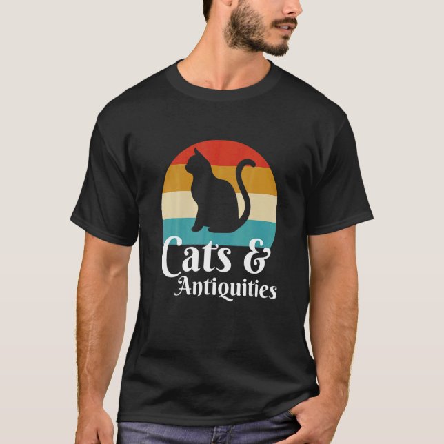 Cats And Antiquities T-Shirt (Front)