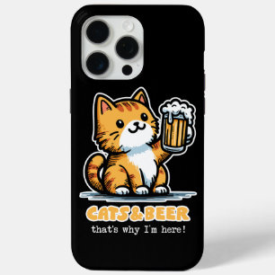Cats and beer 2 iPhone 15 pro max case