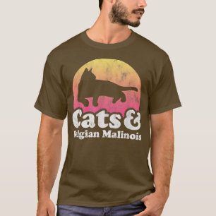 Cats and Belgian Malinois Men's or Women's T-Shirt