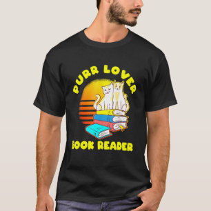 Cats And Books Purr Book Reader T-Shirt