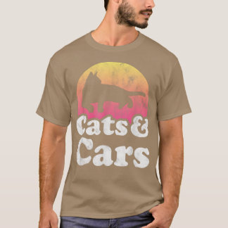 Cats and Cars Men's or Women's Cat and Cars  T-Shirt