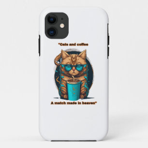 Cats and coffee - a match made in heaven Case-Mate iPhone case