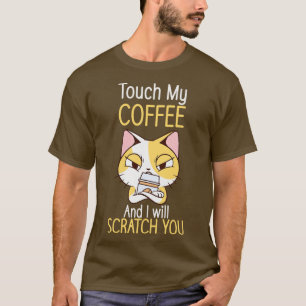 Cats And Coffee Cat Lover Coffee Lover T-Shirt