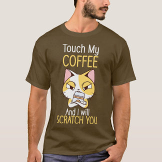 Cats And Coffee Cat Lover Coffee Lover  T-Shirt