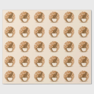 Cats And Coffee Wrapping Paper