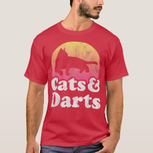 Cats and Darts Men's or Women's Cat  T-Shirt