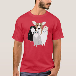 Cats and Dog T-Shirt