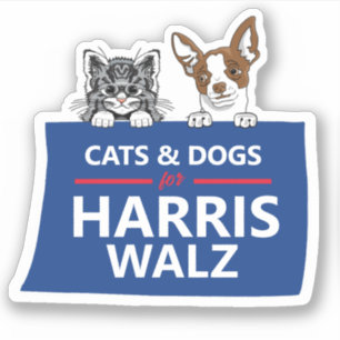 Cats and Dogs for Harris Walz