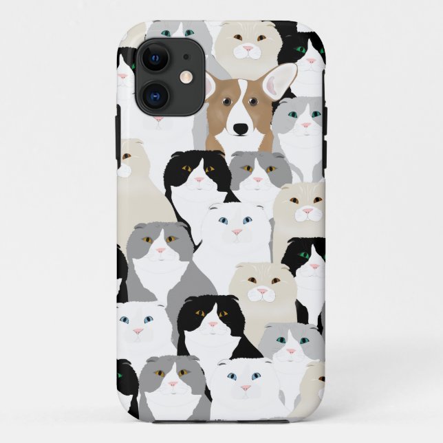 Cats and Dogs iPhone SE +iPhone5/5s Case (Back)
