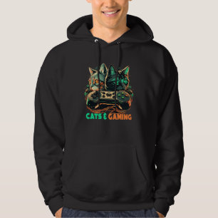 Cats And Gaming  Cat kitties  Gaming video games Hoodie