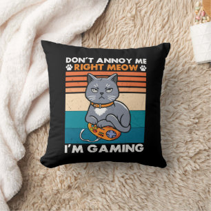 Cats And Gaming For The Cat Lover Gamer Video Game Cushion