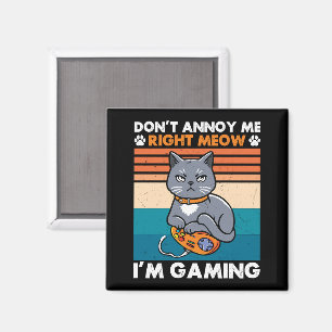 Cats And Gaming For The Cat Lover Gamer Video Game Magnet