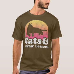 Cats and Guitar Lessons Cat and Guitar Lesson  T-Shirt
