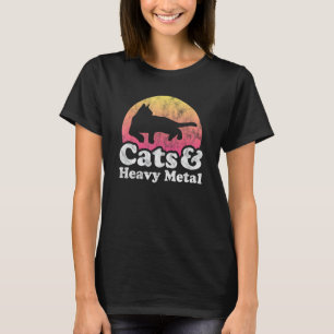 Cats and Heavy Metal Men's or Women's Cat T-Shirt