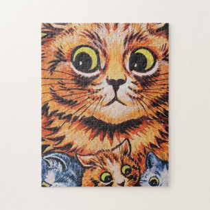 Cats And Her Kittens Louis Wain Jigsaw Puzzle