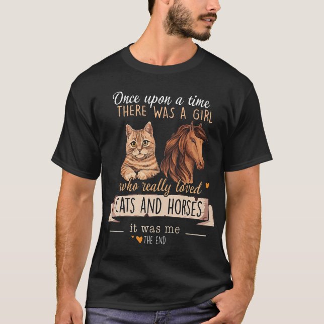 Cats and Horses T-Shirt (Front)