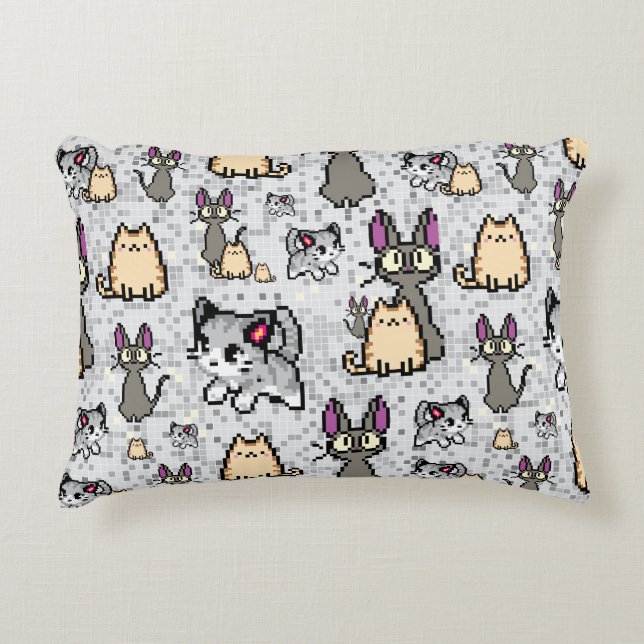 Cats and Kittens 2 Decorative Cushion (Front)