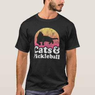 Cats and Pickleball Men's or Women's Cat T-Shirt