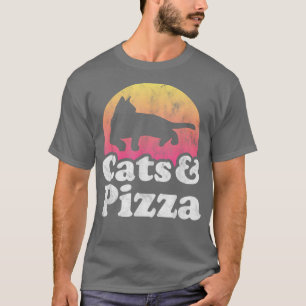Cats and Pizza Men's or Women's Cat and Pizza T-Sh T-Shirt