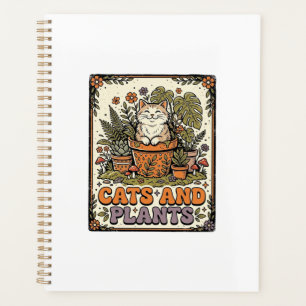 Cats And Plants Cat Plants Cottagecore Vintage Planner