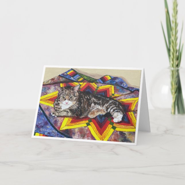 Cats and Quilts-Misu Card (Front)