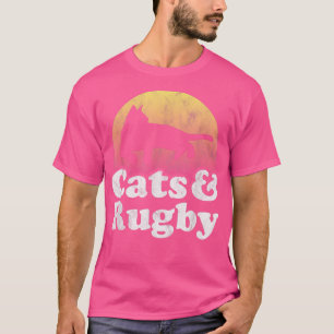 Cats and Rugby Men's or Women's Cat  T-Shirt