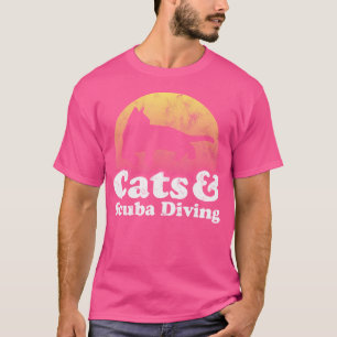 Cats And Scuba Diving Men'S Or Women'S Cat And Scu T-Shirt