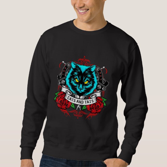 Cats And Tats Sweatshirt (Front)