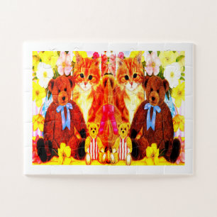 Cats and teddy bears jigsaw puzzle