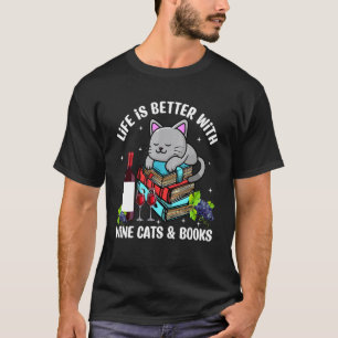 Cats And Wine Coffee Cat Mum Dad Papa T-Shirt