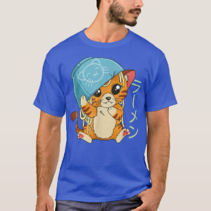 Cats Anime Kawaii Japanese Ramen Japan Cat T-Shirt