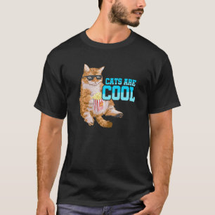 Cats Are Cool Cat Training Animals Pets Pet Owner T-Shirt