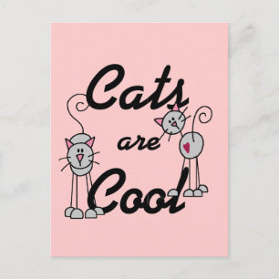 Cats Are Cool Tshirts and Gifts Postcard