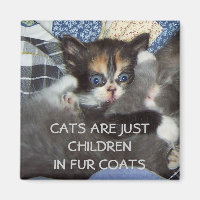 CATS ARE JUST CHILDREN IN FUR COATS
