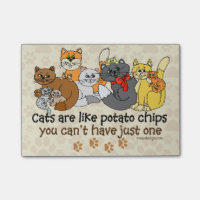 Cats are like potato chips