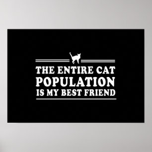 Cats are my Best Friend Poster