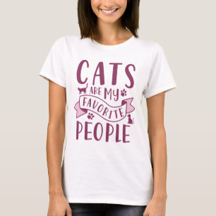 Cats Are My Favourite People T-Shirt