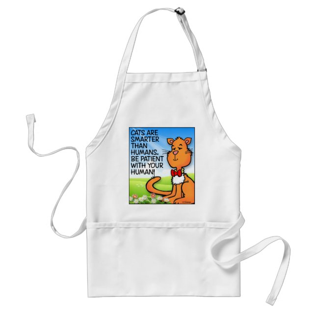 Cats Are Smarter Standard Apron (Front)