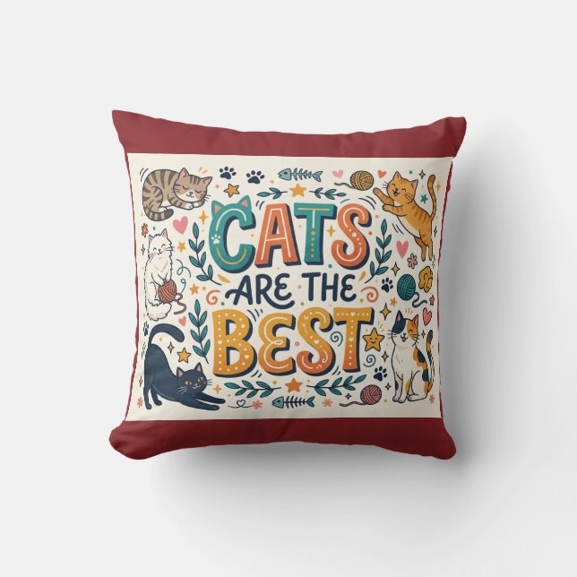Cats Are the Best Cushion (Front)