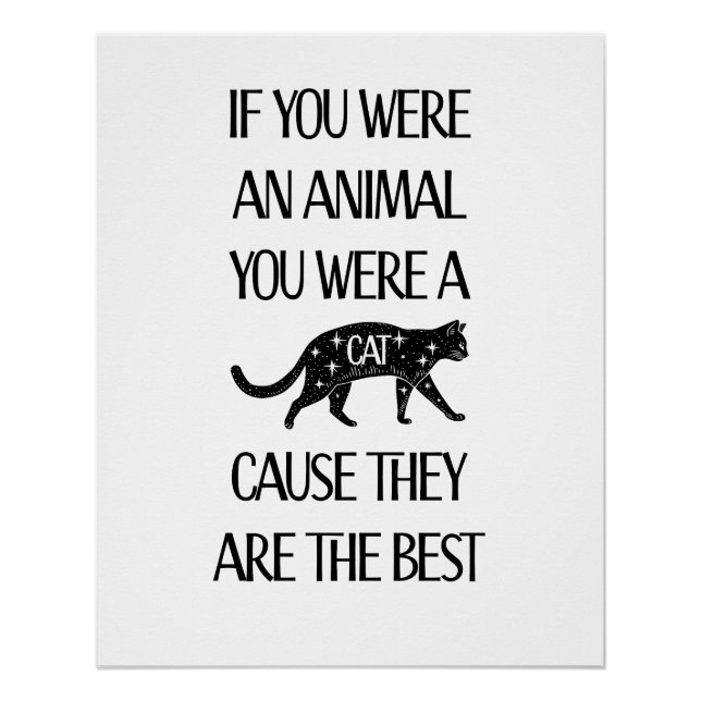 Cats are the best.. Glossy Poster (Front)