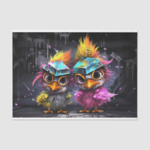 Cats as trojan sisters  tissue paper