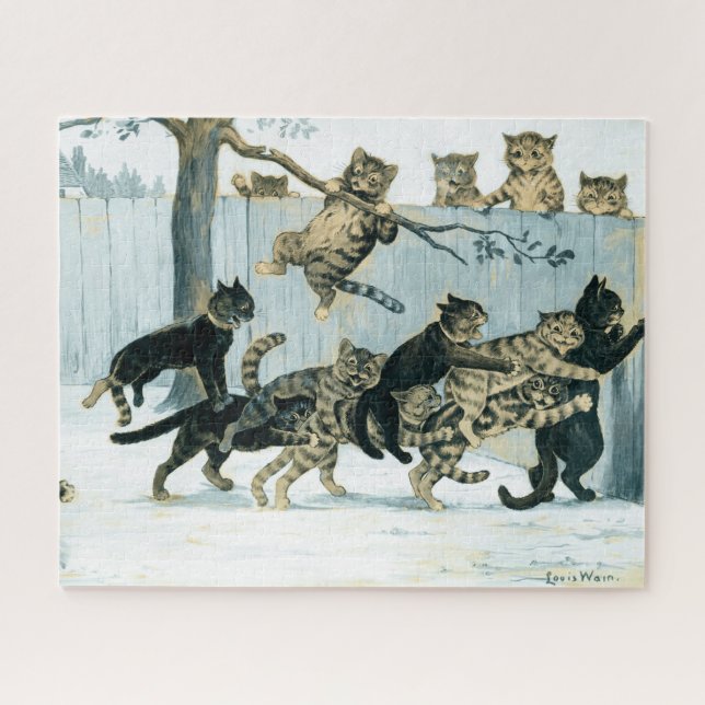 Cats at Play by Louis Wain Jigsaw Puzzle (Horizontal)