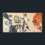 Cats at Play Desk Mat<br><div class="desc">People that love cats want more than one in their life. In their living room. In their bedroom. In their bedroom. Don't forget the kitchen. Here is some kitty artwork that is perfect for the kids. Whether in daycare or their room and at home. And it may be perfect for...</div>