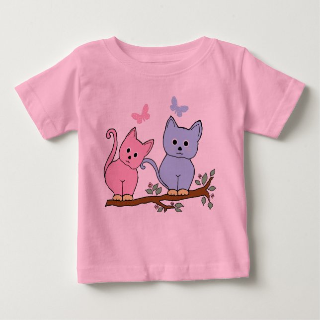 cats baby T-Shirt (Front)