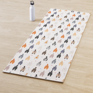 Cats back view Yoga Mat
