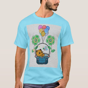 Cat's balloon journey T-Shirt