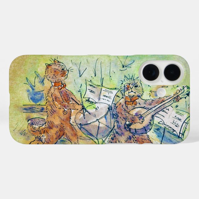 Cats Band, Louis Wain Case-Mate iPhone Case (Back (Horizontal))